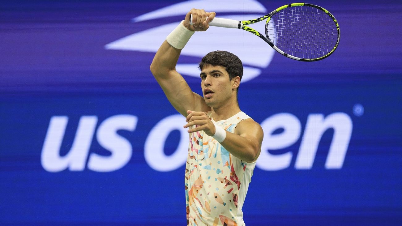 Carlos Alcaraz se atreve a cantar 'Vagabundo' de Sebastián Yatra en el US Open
