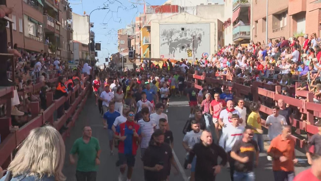 Cuatro heridos en el cuarto encierro de San Sebastián de los Reyes