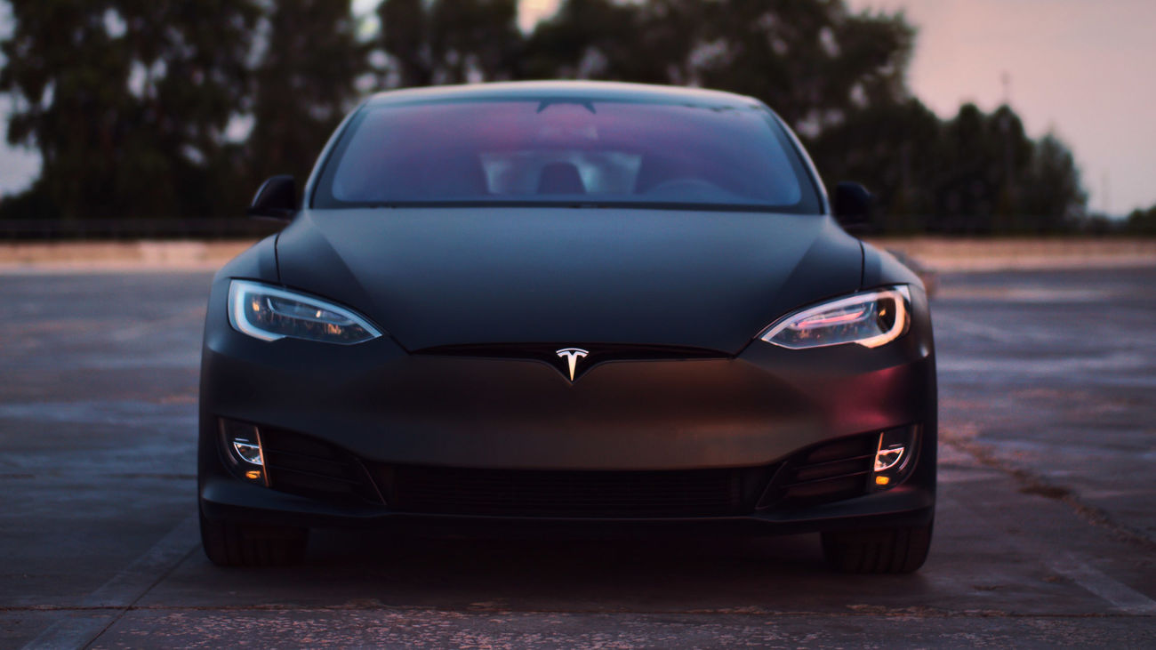 Un vehículo Tesla