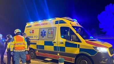 Herido muy grave un motorista de 53  años al caer de la moto en Alcalá de Henares