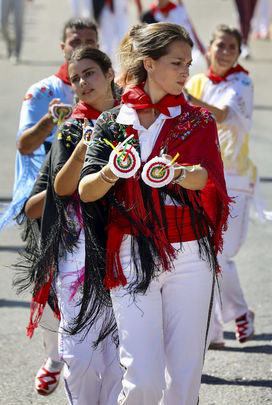 Celebración de San Gil en Cervera de Río Alhama, La Rioja / EFE