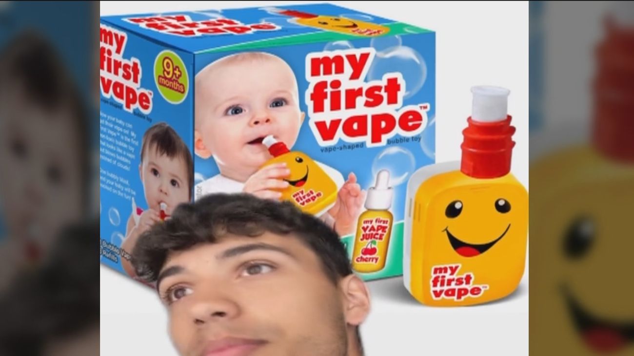 ¿Vapeadores para bebés? ¡No es un juego!