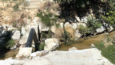 Temor a nuevos desprendimientos por las lluvias en Arroyomolinos