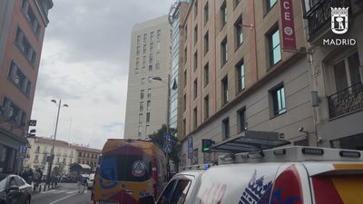 Un detenido por la presunta agresión con arma blanca a una mujer en un hotel del centro de Madrid