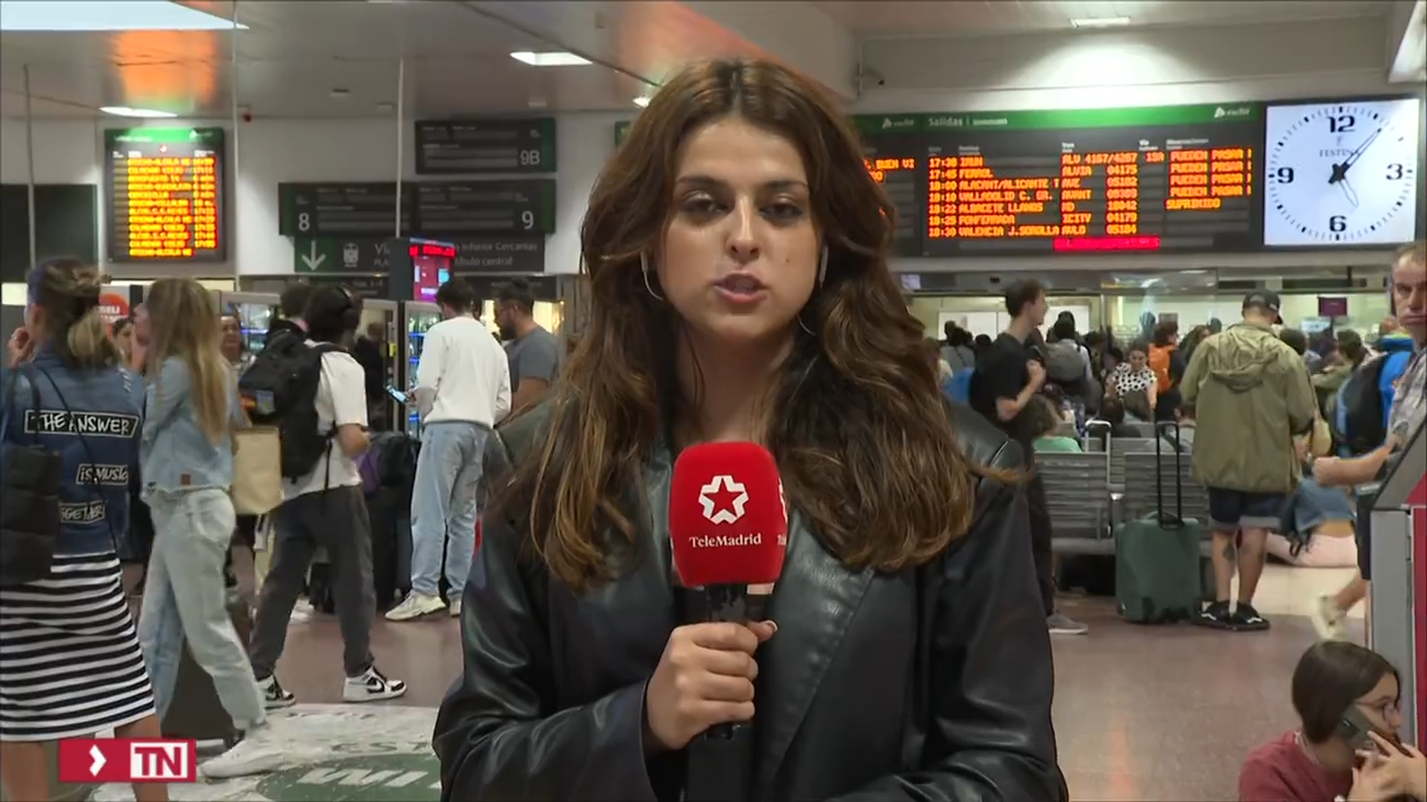 Cancelados varios trayectos de tren con salida o llegada a Madrid por las fuertes lluvias