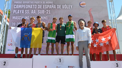 Álvaro Bernal y Hugo López se cuelgan la medalla de bronce del Nacional sub'21