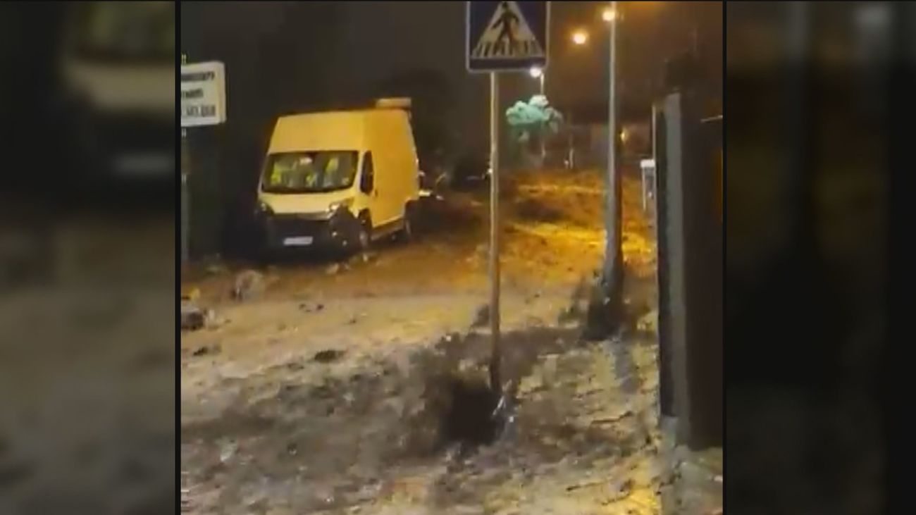 San Lorenzo de El Escorial y Meco, inundados por la DANA