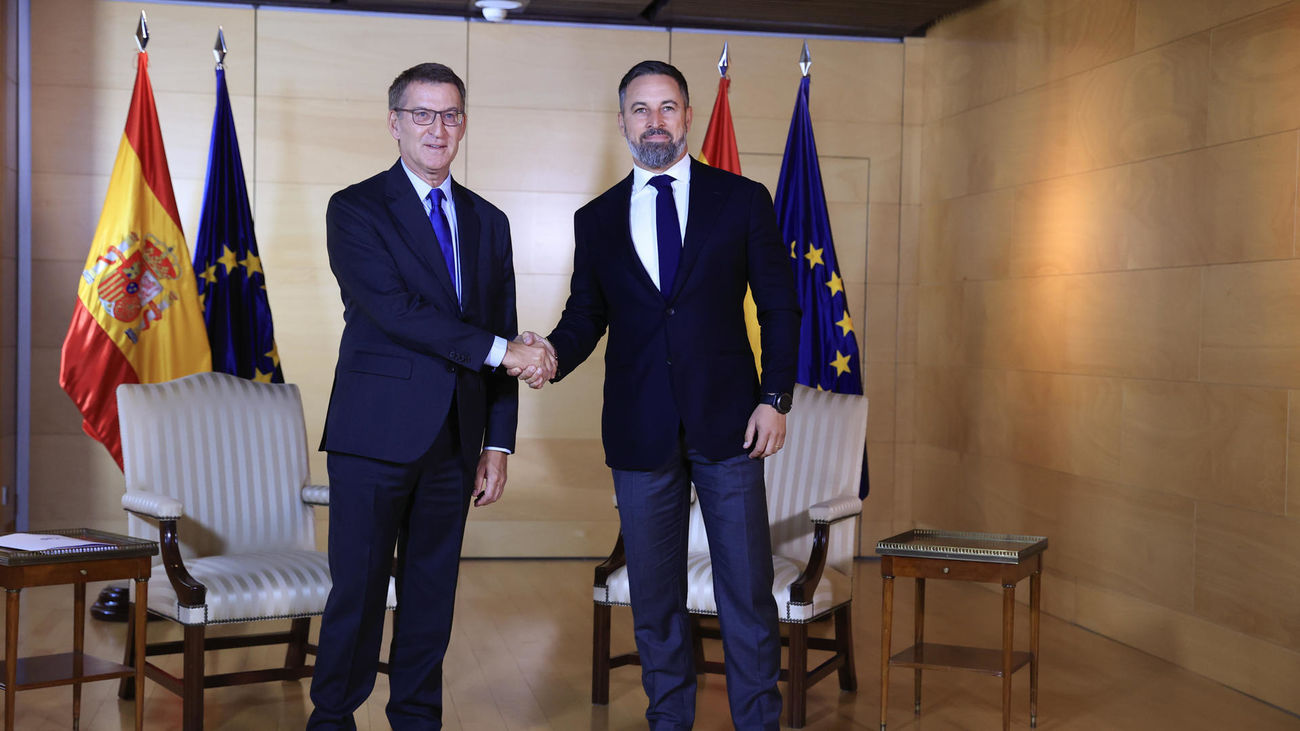 Feijóo, tras la reunión con Abascal: “No ha habido ninguna imposición”