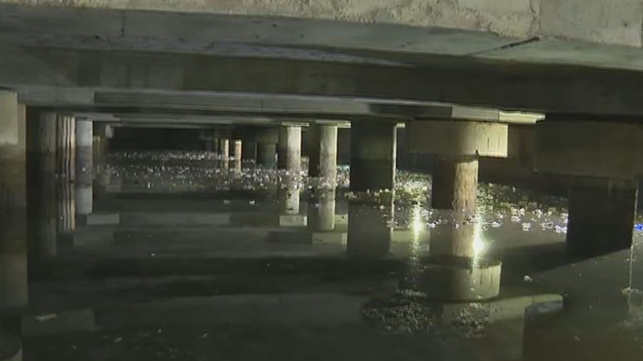 El mayor tanque de tormentas del mundo está en Madrid y el domingo recogió 400 millones de litros de agua