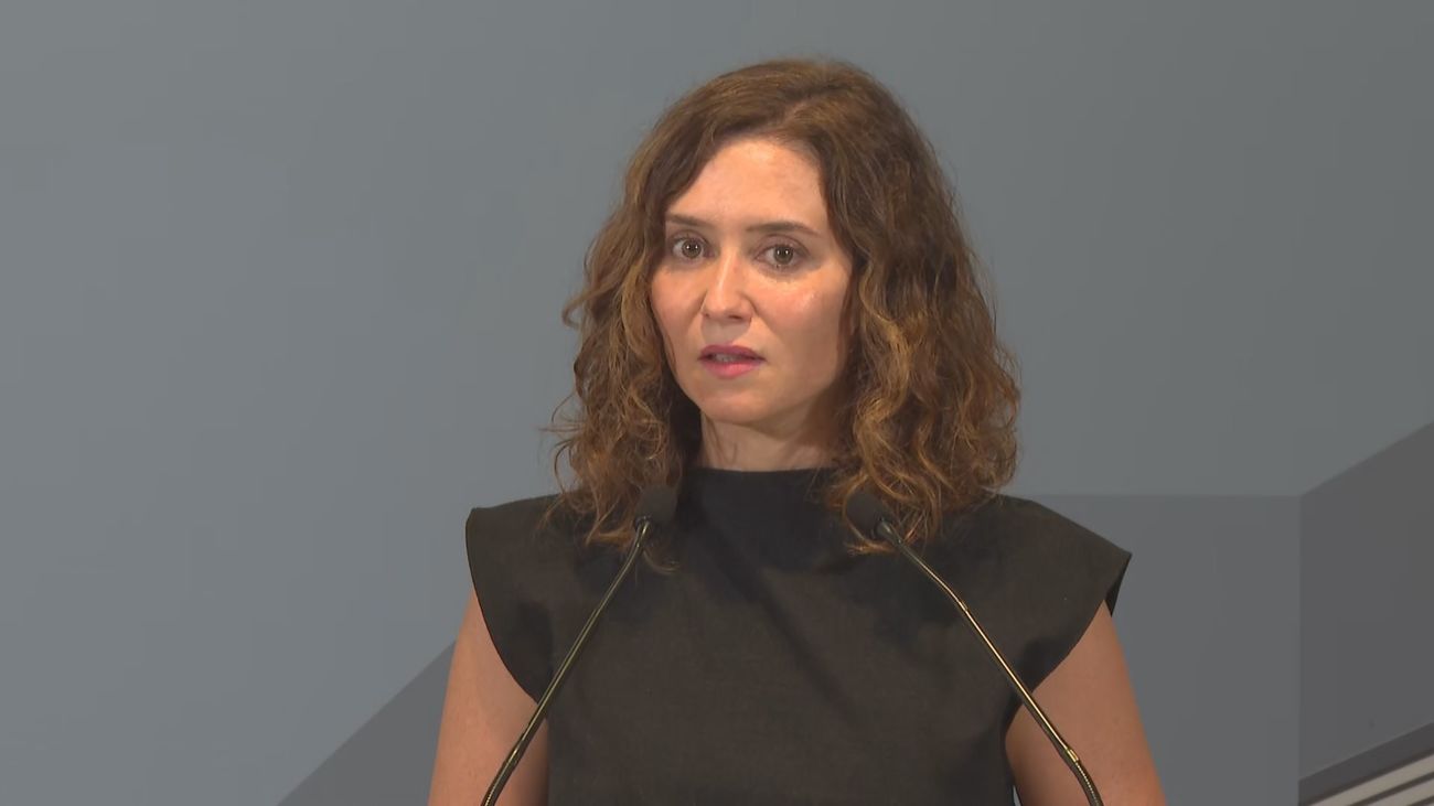 La presidenta regional, Isabel Díaz Ayuso