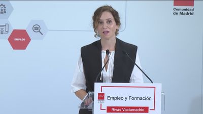 Ayuso anuncia que la Comunidad de Madrid enviará ofertas de empleo por WhatsApp