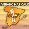 El verano más cálido, 552 récords de temperatura en España