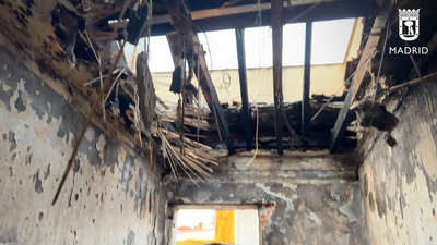 Un incendio sin heridos calcina un piso en Tetuán