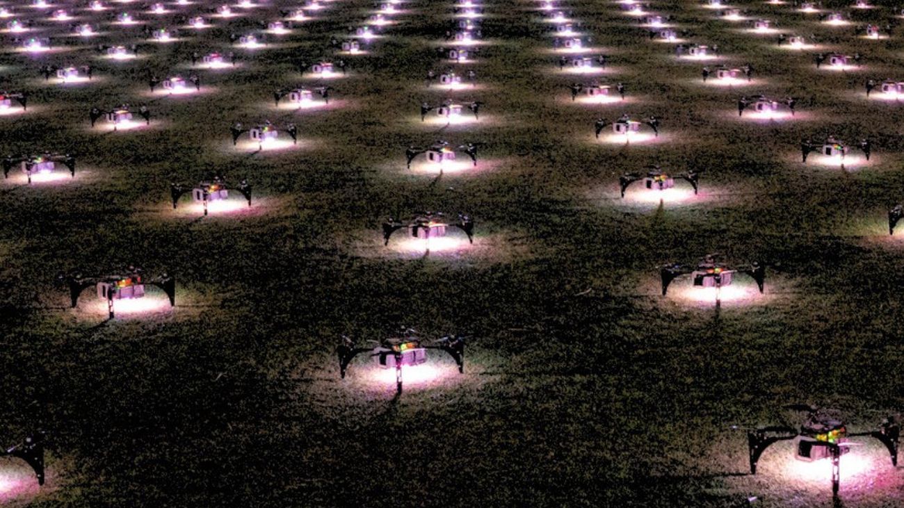 Un espectáculo de 120 drones iluminará este sábado el cielo en Majadahonda