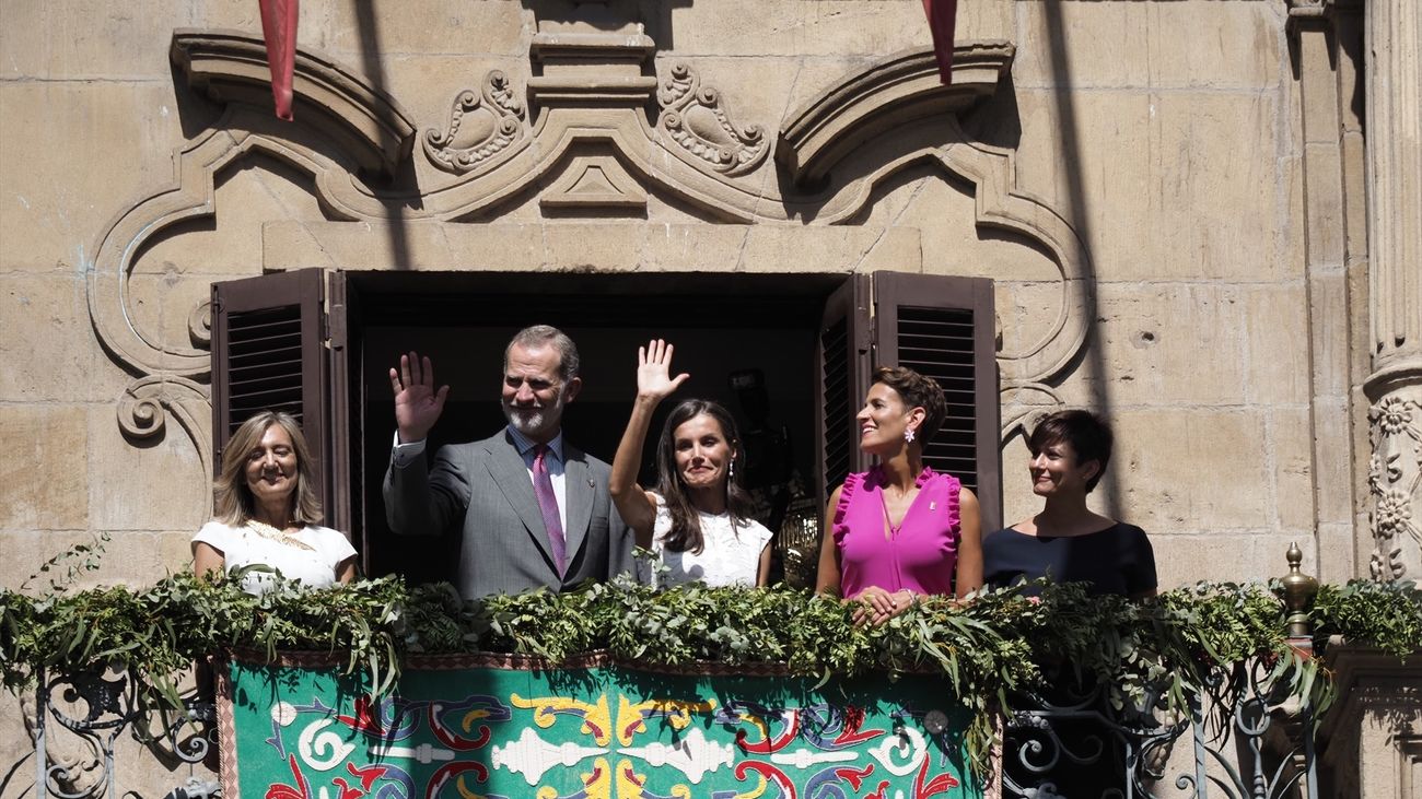 Los Reyes visitan Pamplona por el  600º aniversario del Privilegio de la Unión