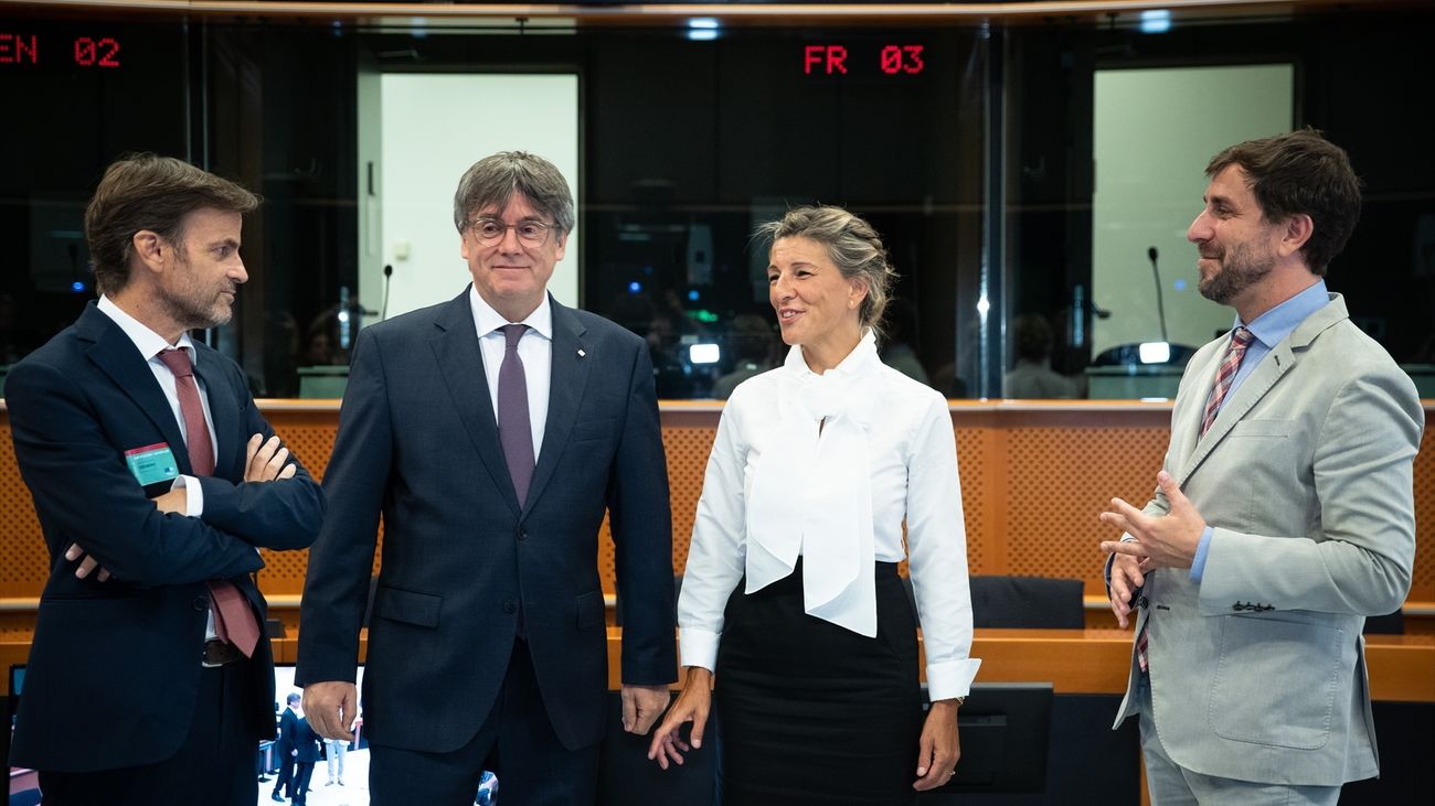 Yolanda Díaz se reúne con Puigdemont en Bruselas