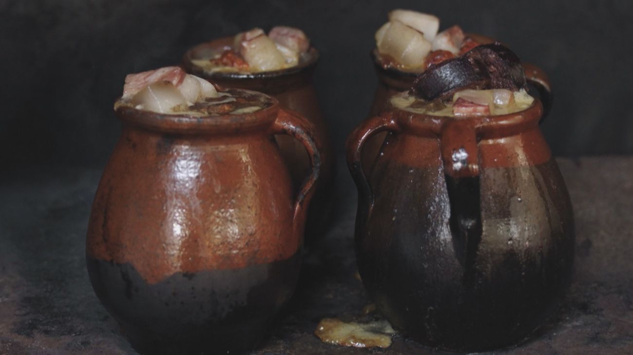 Un cocido madrileño y unas migas en Nuevo Baztán