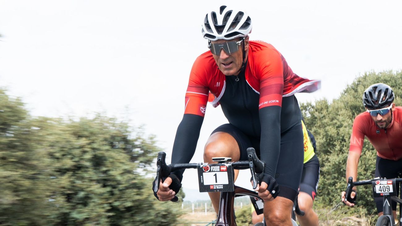 Miguel Indurain en la 'Madrid 7 Picos'