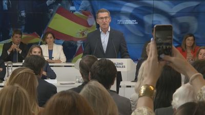 Feijóo pide responder al desafío separatista desde todos los órganos y recurrirá a la vía judicial "si hace falta"