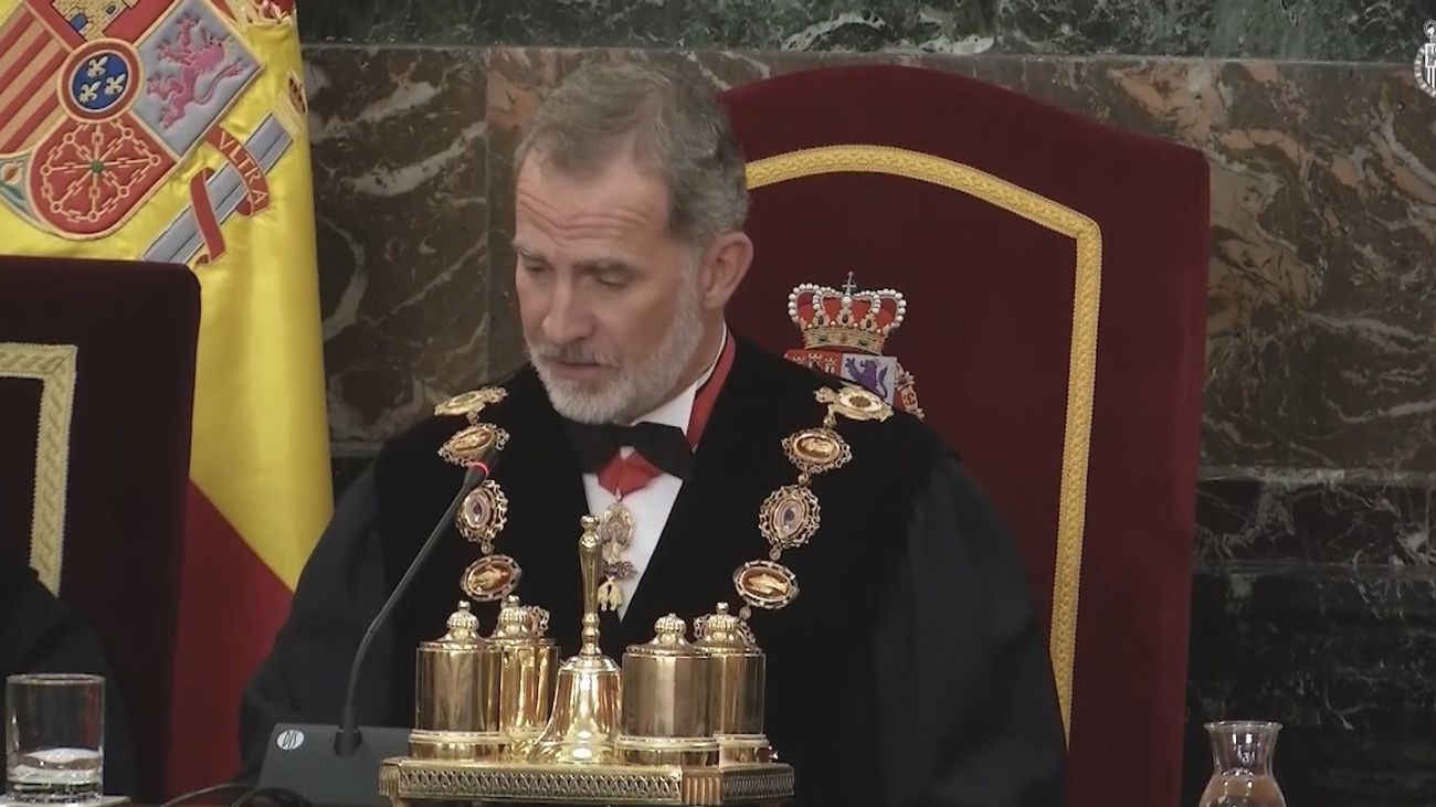 ¿Cuál es el origen del collar de Felipe VI en el acto de apertura del año Judicial?