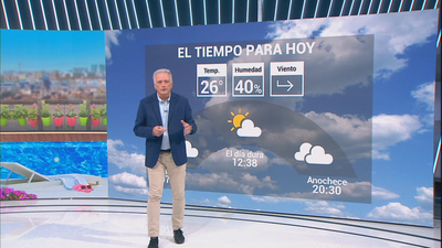 Martes, con  cielos poco nubosos, posibles tormentas y temperaturas sin cambios