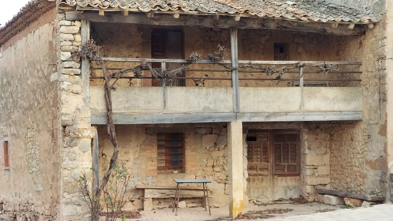 Una casa abandonada del municipio de Aldea Lázaro, Segovia