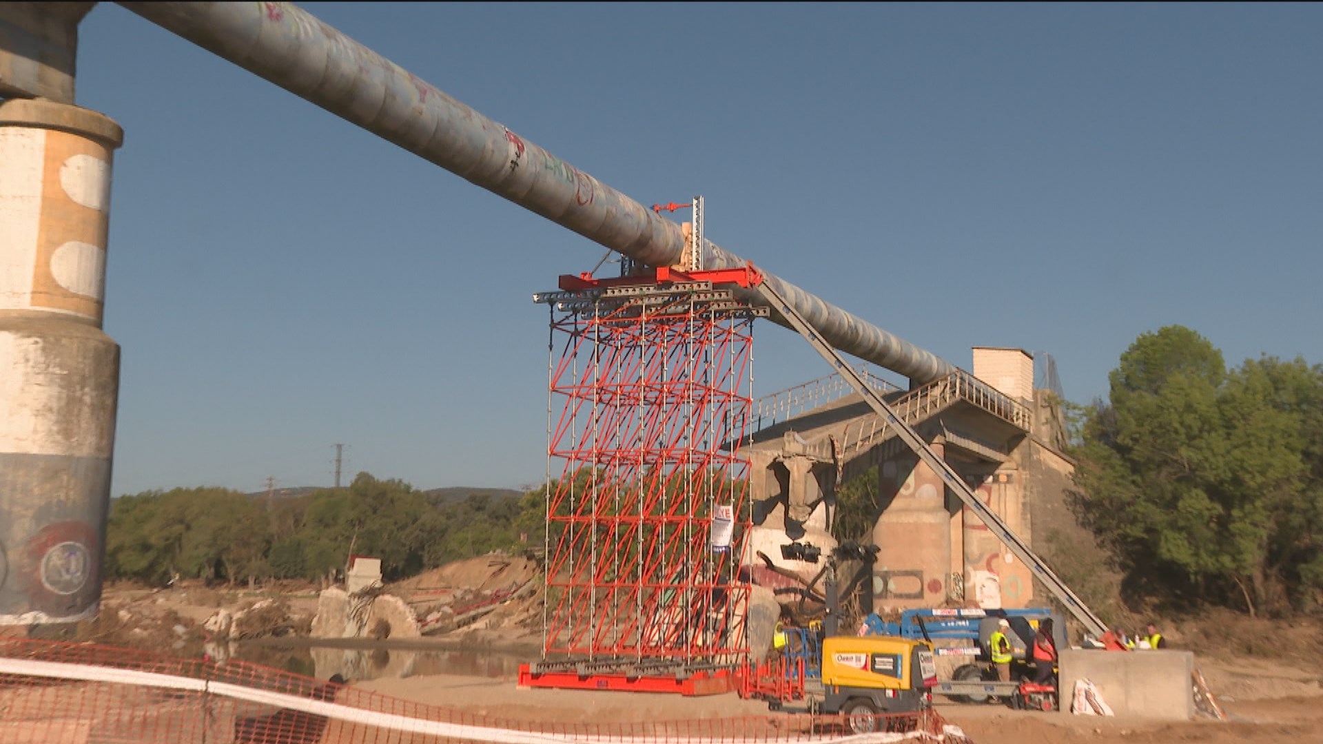 The Picadas bridge pipeline in Aldea del Fresno is now operational