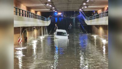 Las fuertes lluvias en Madrid provocan más de 400 incidencias