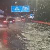 Las tormentas complican el tráfico este viernes en Madrid