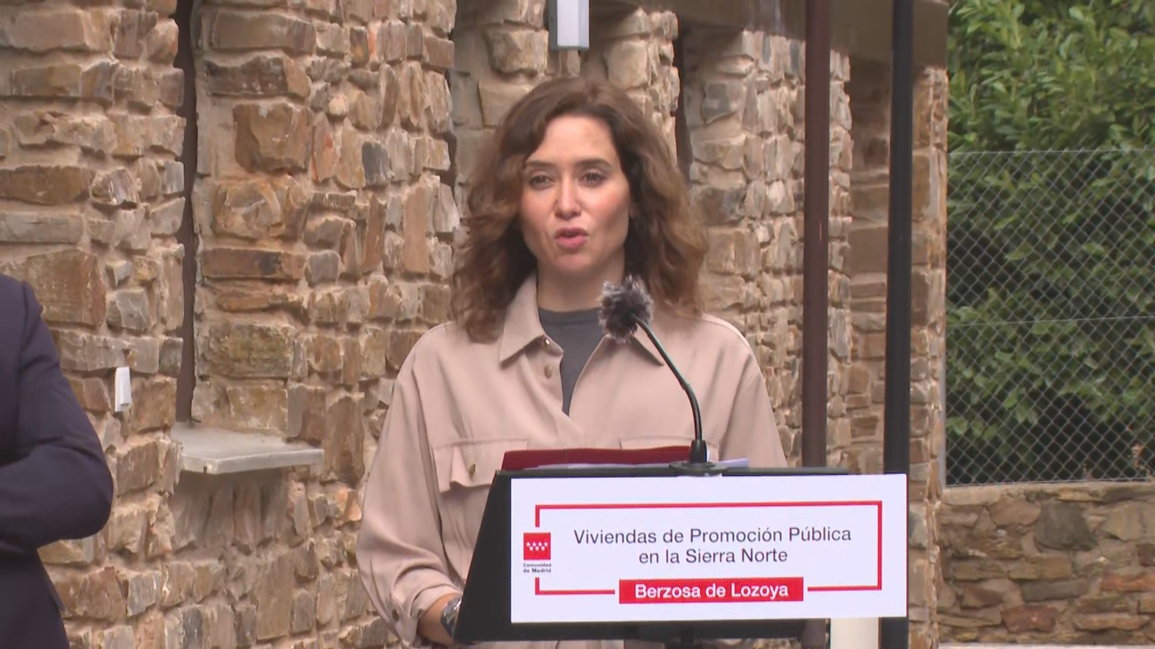 Ayuso subraya la apuesta por alcanzar las 50.000 viviendas nuevas a precio asequible en la Comunidad