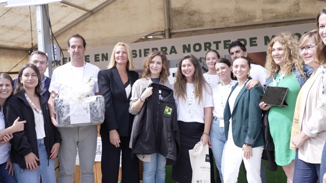 Ayuso apoya en Venturada la Feria de la Sierra Norte