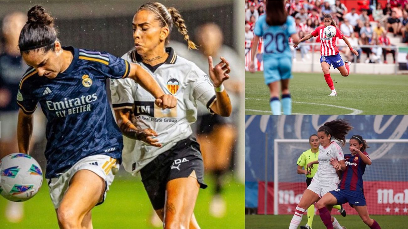 Real Madrid, Madrid CFF y Atlético de Madrid