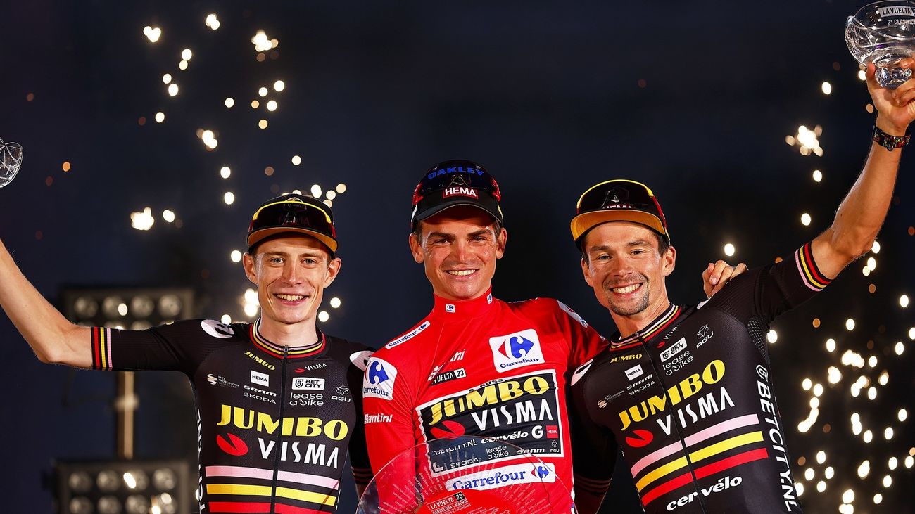 Podio de la de la Vuelta