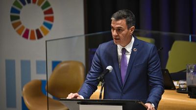 Sánchez compromete 140 millones en la asamblea general de la ONU pese a estar en funciones