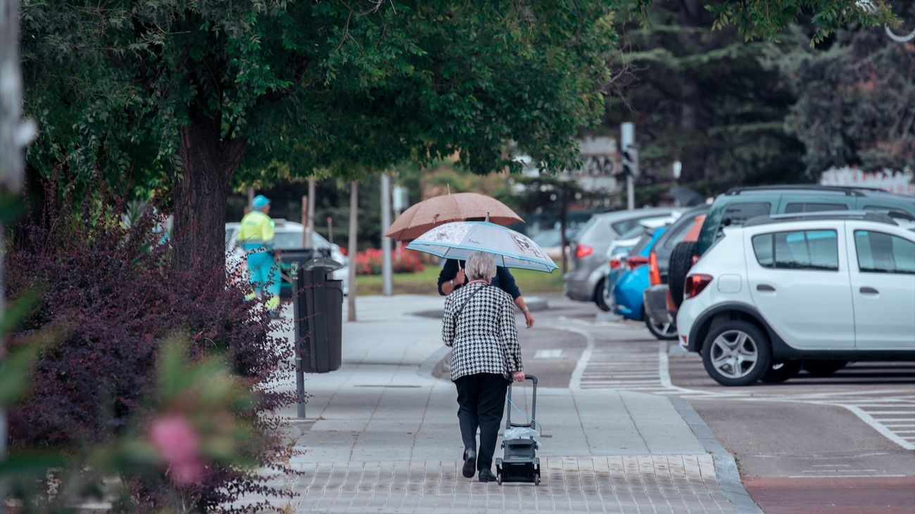Chubascos  en Madrid