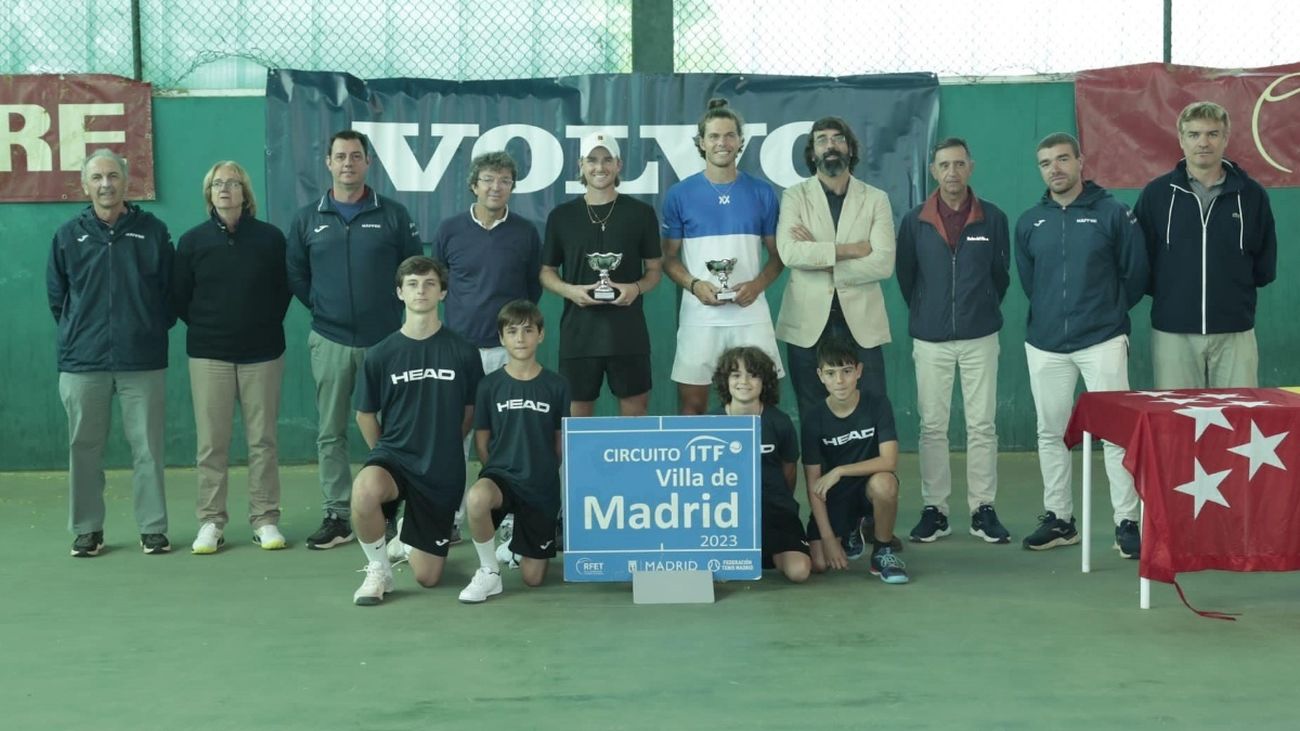 Podio  de la Copa Volvo Villa de Madrid