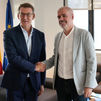 Feijóo se reúne con Unai Sordo (CCOO) antes del debate de investidura