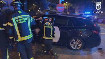 Grave accidente de una VTC en Atocha