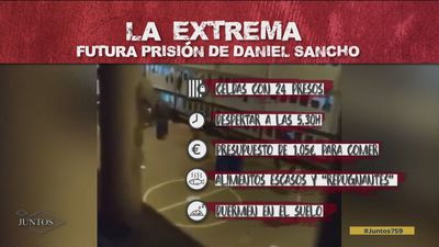 Así será la vida en prisión de Daniel Sancho