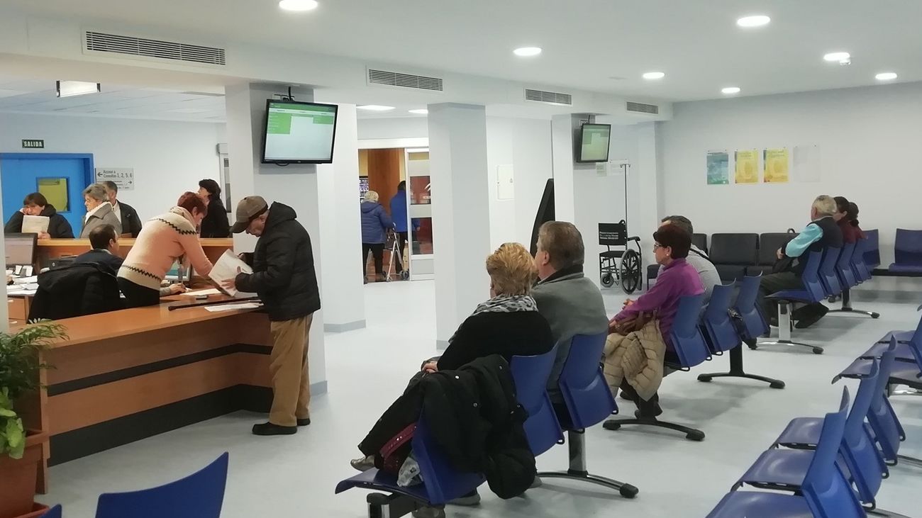 Sala de espera en hospital