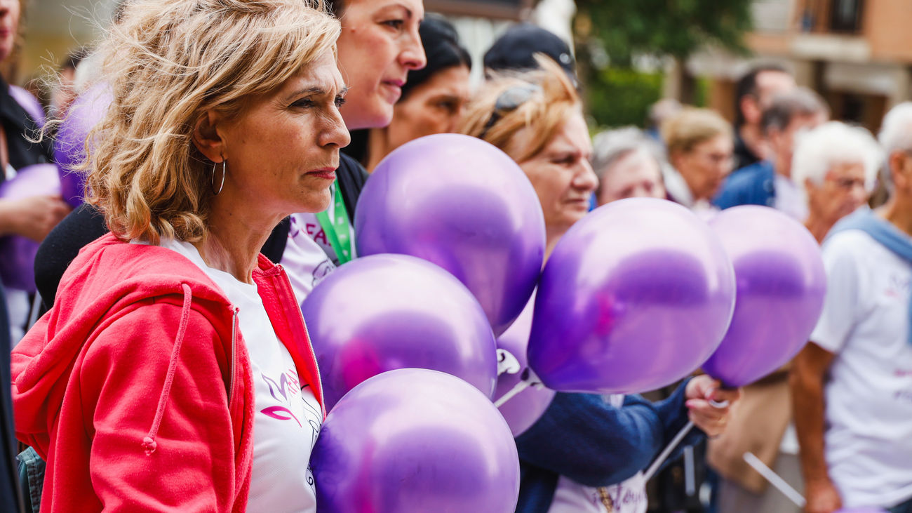 Marcha solidaria en Móstoles en conmemoración del Día Mundial del Alzheimer
