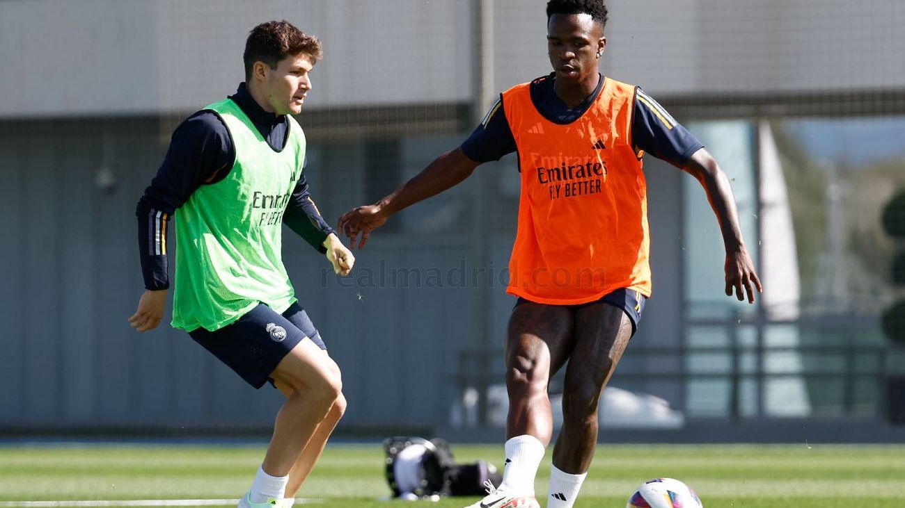Vinícius y Guler ya se entrenan con el grupo; Bellingham ausente