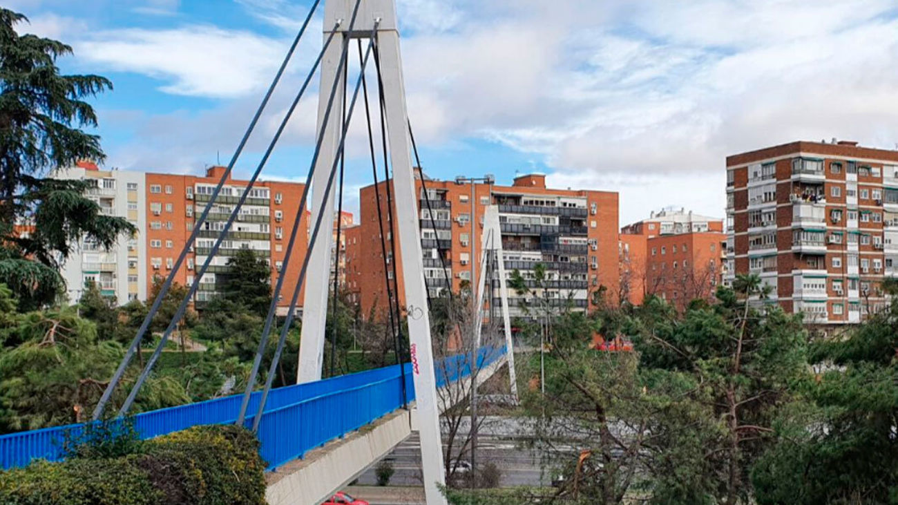 El Ayuntamiento de Madrid rehabilitará la pasarela de Marqués de Zafra