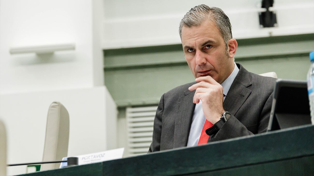 El portavoz de Vox en el Ayuntamiento de Madrid, Javier Ortega Smith