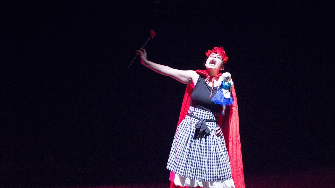 La actriz Natalia Fisac, acude al 'Titiriverde 2023' de Butarque, en Villaverde