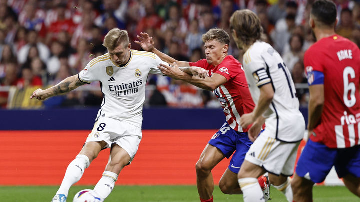 Kroos ante el Atlético de Madrid / EFE