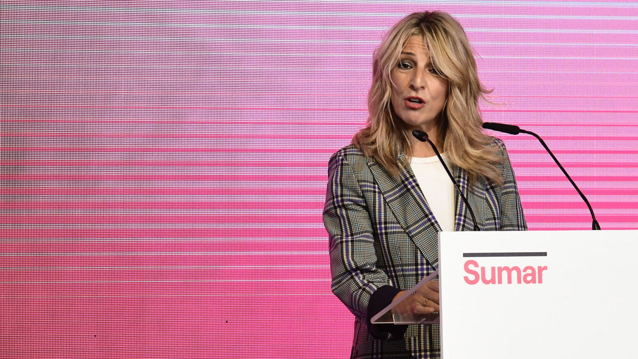 Yolanda Díaz asegura que las élites están diseñando "un Plan B" con cohetes espaciales para "escapar de la Tierra"