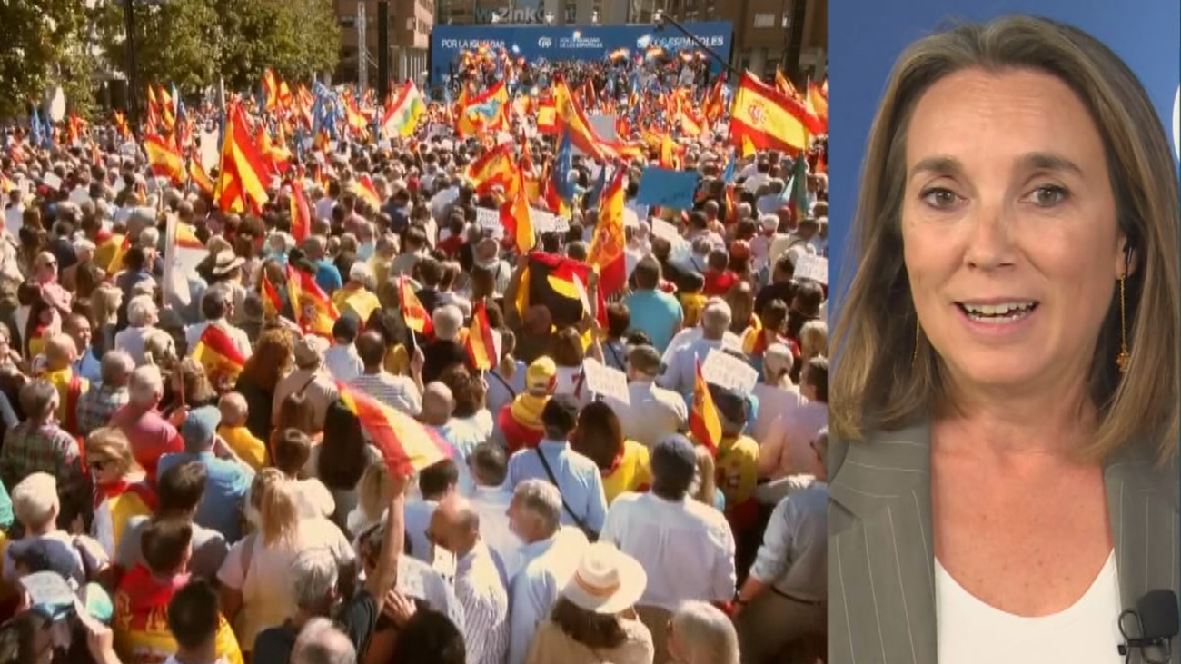 Cuca Gamarra llama a “recapacitar” a los diputados del PSOE de cara a la investidura de Feijóo