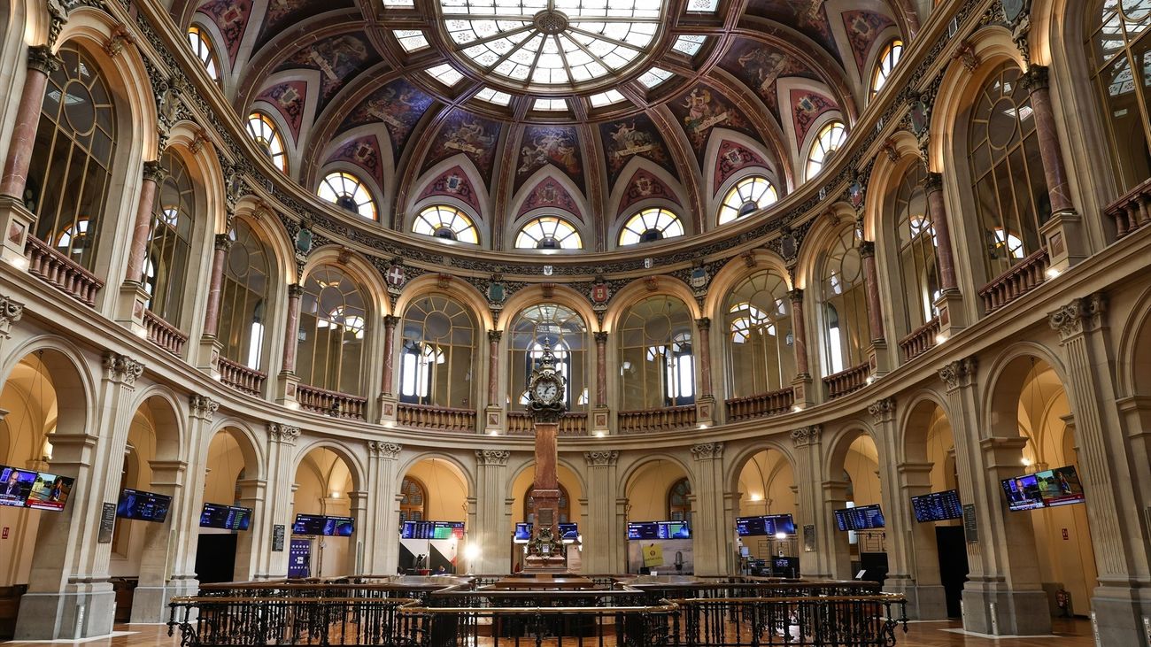 Vista general del Palacio de la Bolsa de Madrid