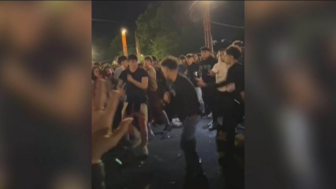 Multitudinaria pelea entre jóvenes durante las fiestas de Tres Cantos